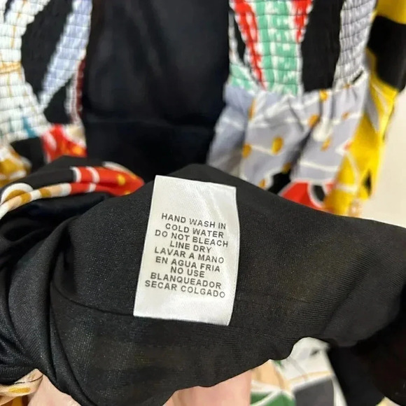 2/$30 Entro Midi Size Large Tropical Print Floral Maxi Dress Strappy Party - Picture 13 of 15